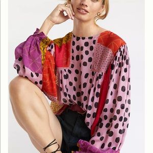 Anthropologie Miranda Peasant Top - Size M